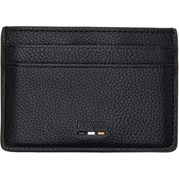  Boss Black Faux-leather Money Clip Card Holder 