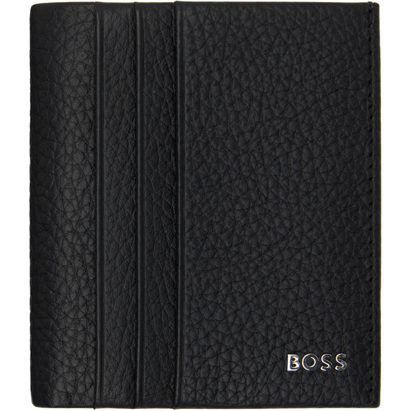  Boss Black Grained Leather Wallet 