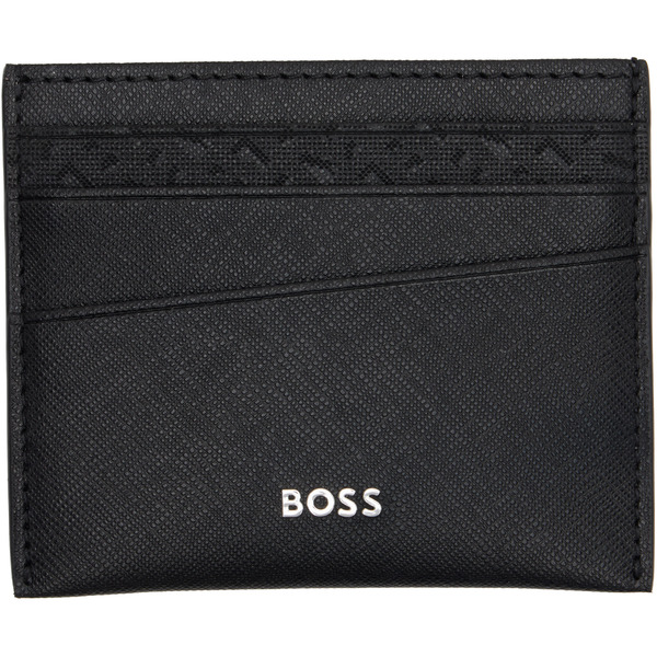  Boss Black Logo-lettering Card Holder 