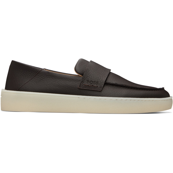  Boss Brown Leather Loafers 
