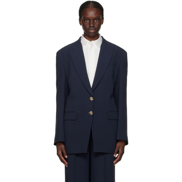  Boss Navy Cutout Blazer 