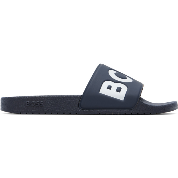  Boss Navy Large Logo Detail Slides 