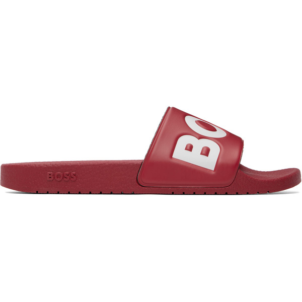 Boss Red Large Logo-detail Slides 