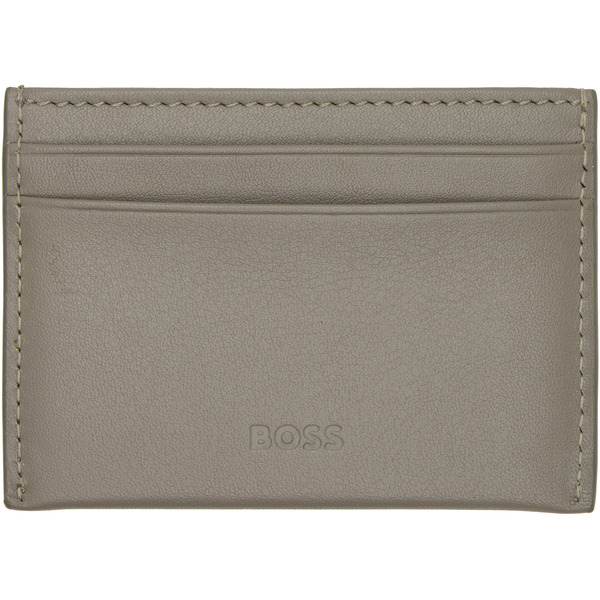  Boss Taupe Aston Martin Edition Wing Card Holder 