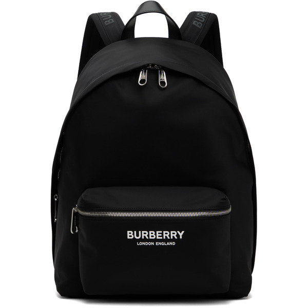 Burberry Black Nylon Backpack 