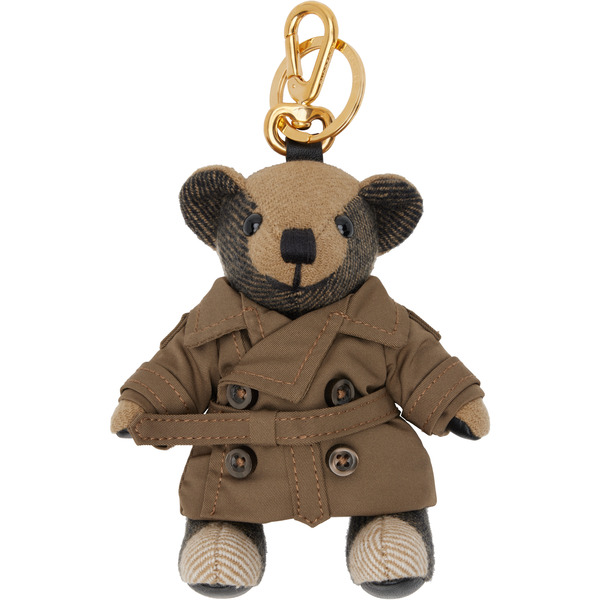  Burberry Brown Thomas Bear Charm Keychain 