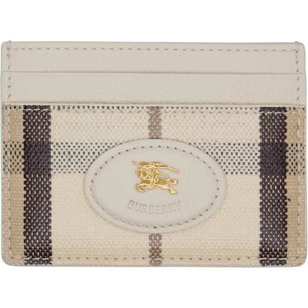  Burberry Off-white Highlands Card Holder 