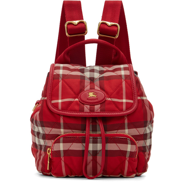  Burberry Red Mini Horseshoe Backpack​ 
