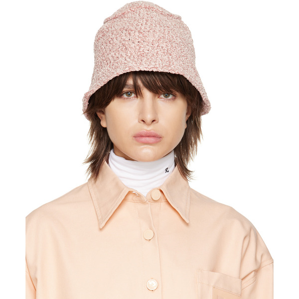  By Far Pink Robbie Bucket Hat 
