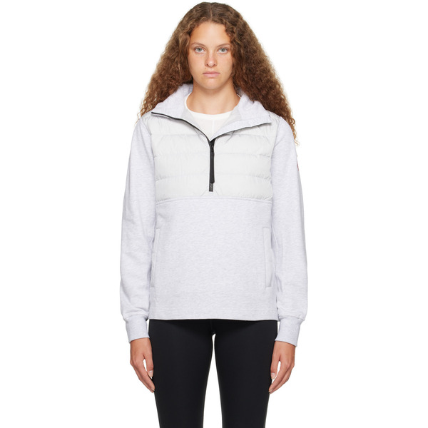 Canada Goose Silver Muskoka Down Sweatshirt 