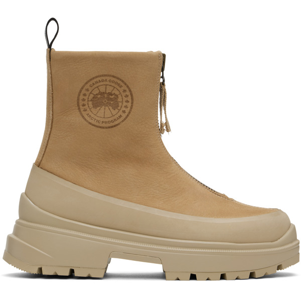 Canada Goose Tan Kya Zip-up Boots 