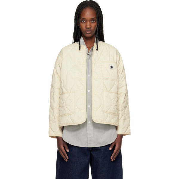  Carhartt Work In Progress Beige Skyler Liner Jacket 