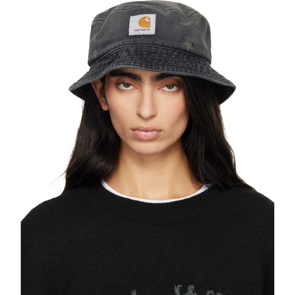  Carhartt Work In Progress Black Aden Bucket Hat 