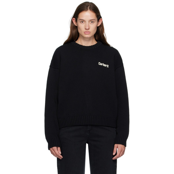  Carhartt Work In Progress Black 'growth' Sweater 
