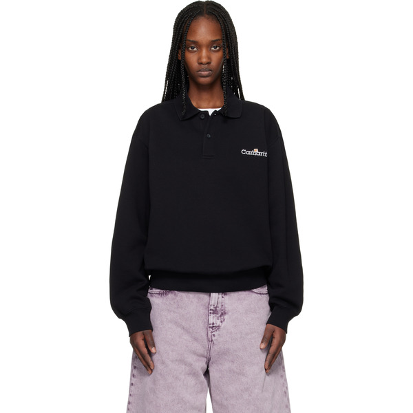  Carhartt Work In Progress Black Wip Label Polo 