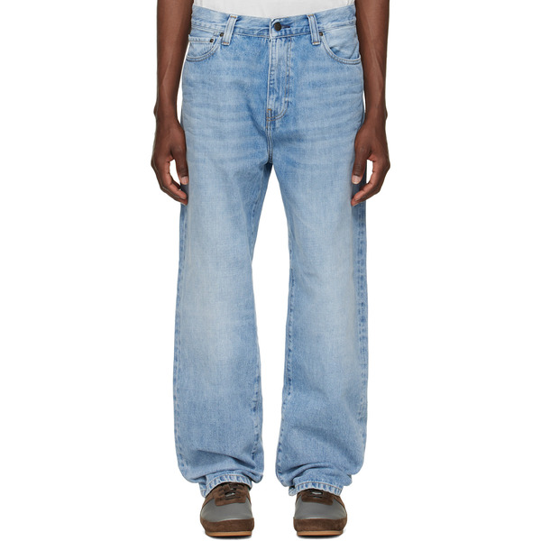  Carhartt Work In Progress Blue Aaron Jeans 