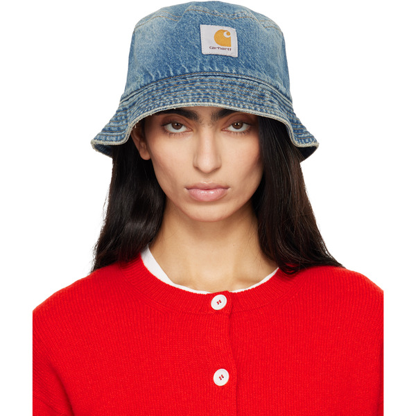 Carhartt Work In Progress Blue Aden Bucket Hat 