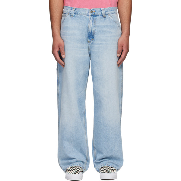  Carhartt Work In Progress Blue Belmont Jeans 