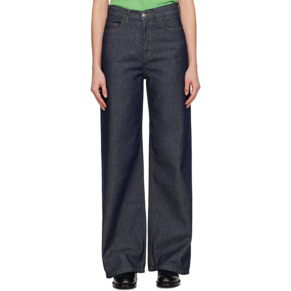  Carhartt Work In Progress Blue Denim Jane Jeans 