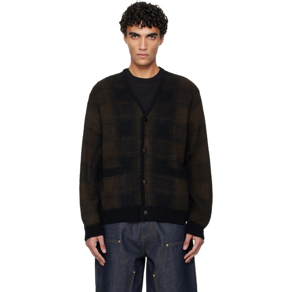  Carhartt Work In Progress Brown Everson Cardigan 