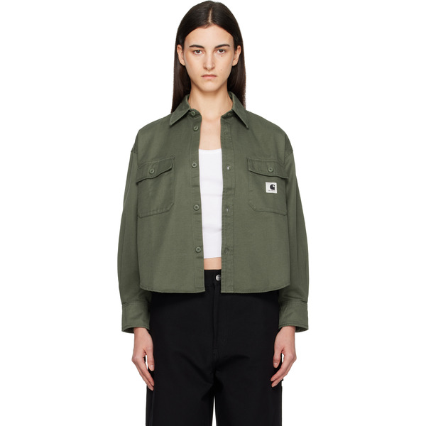  Carhartt Work In Progress Green Kelly Shirt 