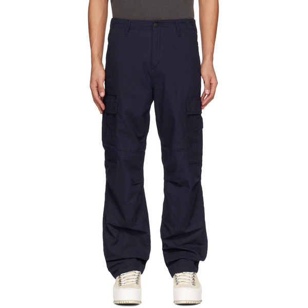  Carhartt Work In Progress Navy Regular Cargo Pants 