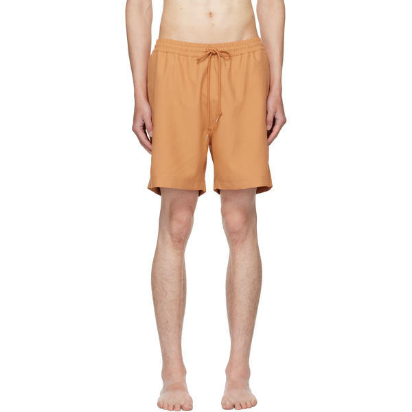  Carhartt Work In Progress Orange Chase Swim Shorts 