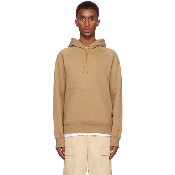  Carhartt Work In Progress Tan Chase Hoodie 