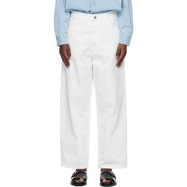  Carhartt Work In Progress White Brandon Jeans 
