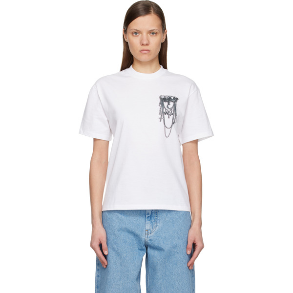  Carhartt Work In Progress White Inverted Charm T-shirt 