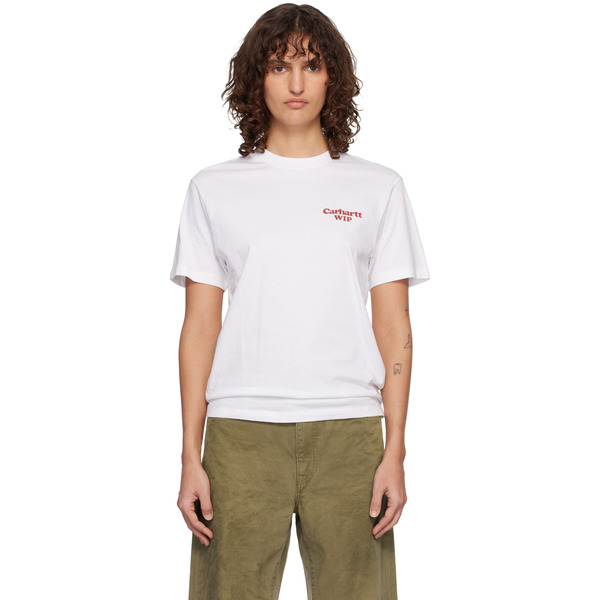  Carhartt Work In Progress White Spoiled T-shirt 