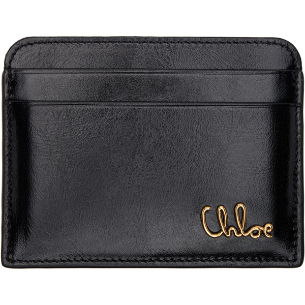  Chloé Black 'chloé Iconic' Card Holder 