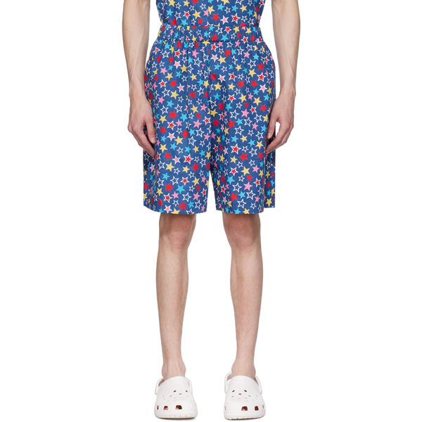  Chloé Nardin Blue Printed Shorts 
