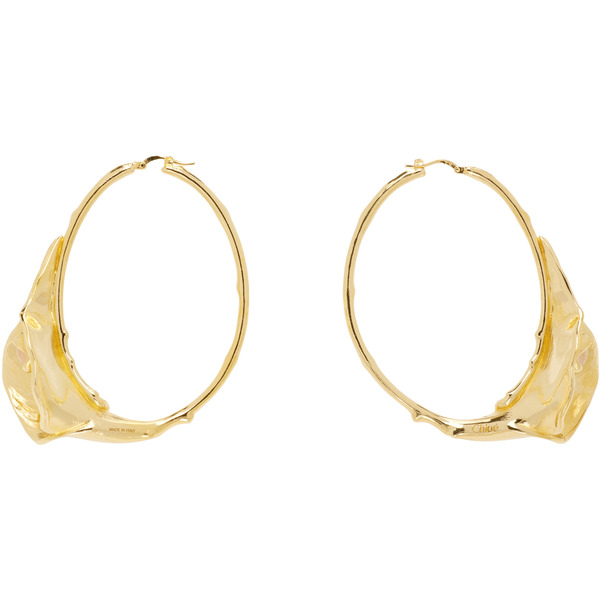  Chloé 'the Chloé Flower Soul' Hoop Earrings 