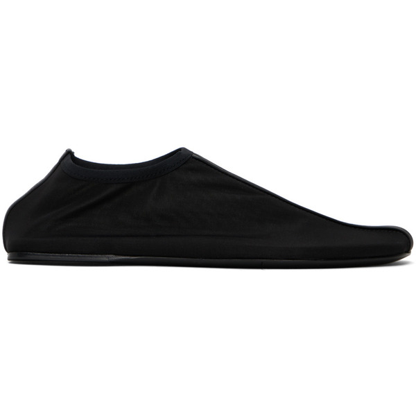  Christopher Esber Black Mesh Slippers 