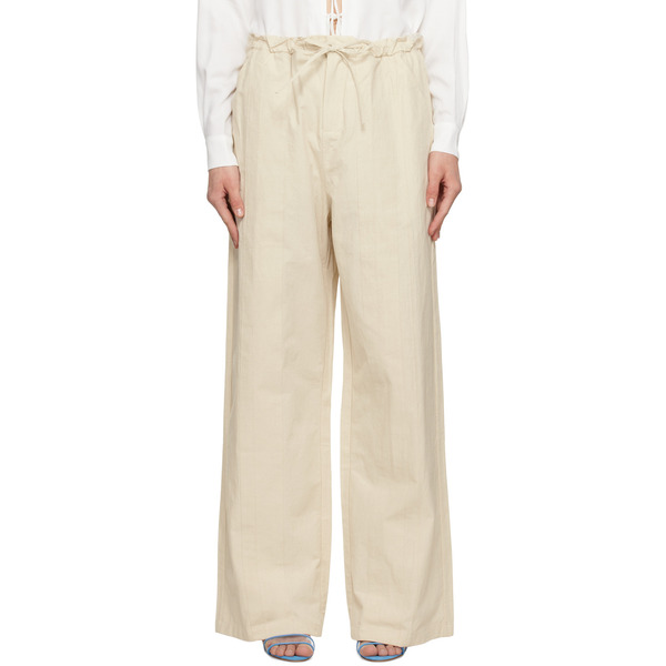  Christopher Esber Off-white Multi Paneled Trousers 