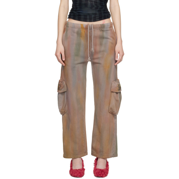 Collina Strada Gray Hand-dyed Cargo Sweatpants 