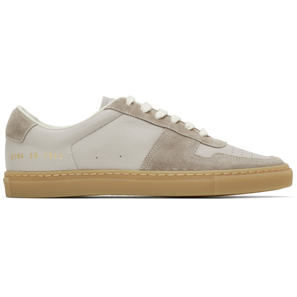  Common Projects Gray Bball Duo Slim Sneakers 