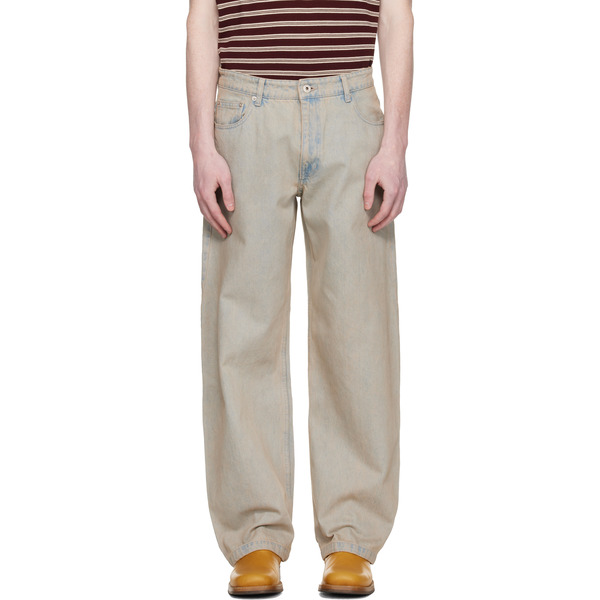  Coor Beige Back Side Tinted Jeans 
