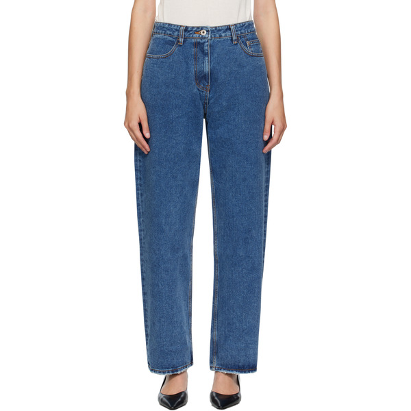  Coor Blue Relaxed Washed Jeans 