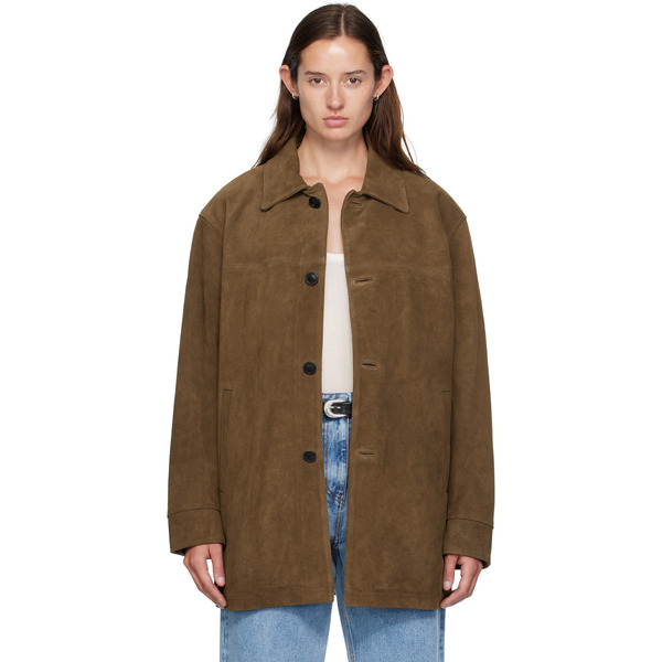  Coor Brown Suede Car Jacket 