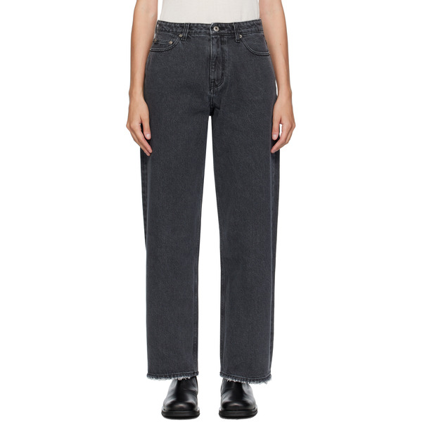  Coor Gray Relaxed Washed Jeans 