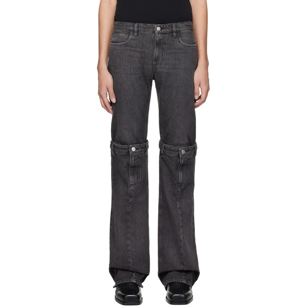  Coperni Black Open Knee Jeans 
