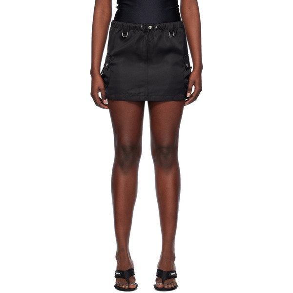 Coperni Black Tailored Cargo Miniskirt 