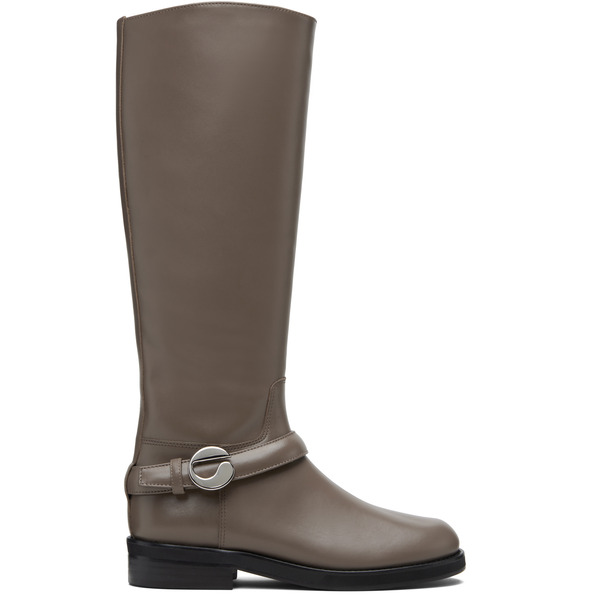  Coperni Taupe Belt Cavalier Tall Boots 