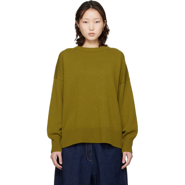  Cordera Green Merino Wool Oversized Sweater 