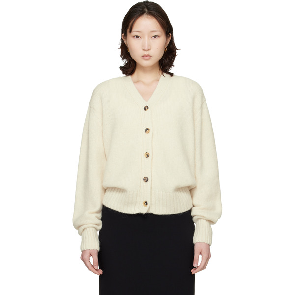  Cordera Off-white Baby Alpaca Cardigan 