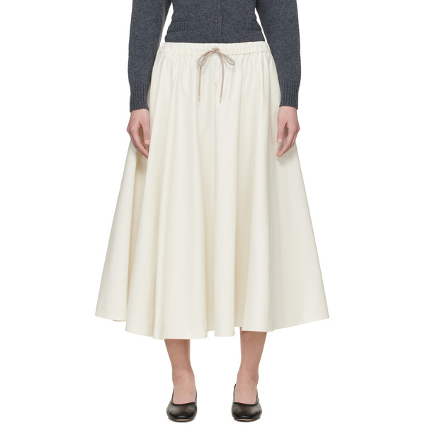  Cordera White Technical Midi Skirt 