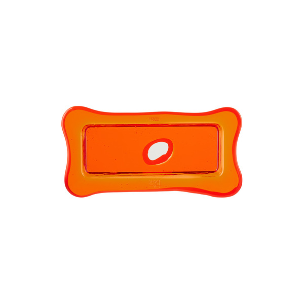  Corsi Design Orange Small Rectangular Try Tray 