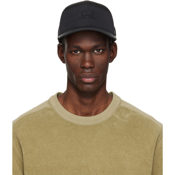  C.p. Company Black Chrome-r Goggle Cap 